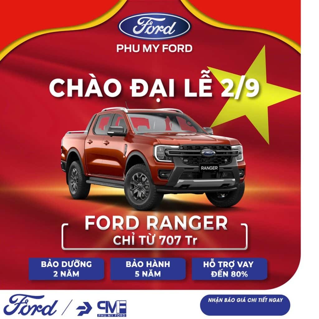 ford ranger khuyen mai le 2 9 1024x1024 - Giá Lăn Bánh Ford Ranger 2024 và Ford Raptor 2024: Thông Tin Chi Tiết và Tư Vấn