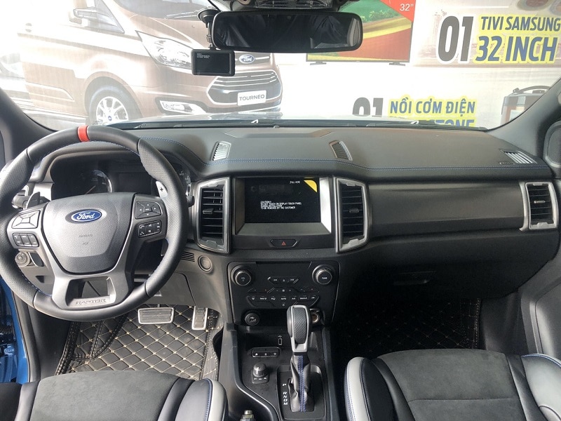 Nội thất Ford Ranger Raptor 2021