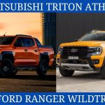 So sánh chi tiết Mitsubishi Triton 4WD AT Athlete và Ford Ranger Wildtrak 2024