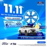 ĐẠI TIỆC SALE 11.11 – SĂN XE FORD, RƯỚC LỘC VÀNG CÙNG PHÚ MỸ FORD!