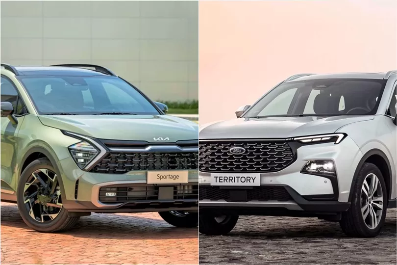 So sánh các mẫu xe CUV 5 chỗ hạng C tại Việt Nam so sanh Sportage Territory - So sánh các mẫu xe CUV 5 chỗ hạng C tại Việt Nam