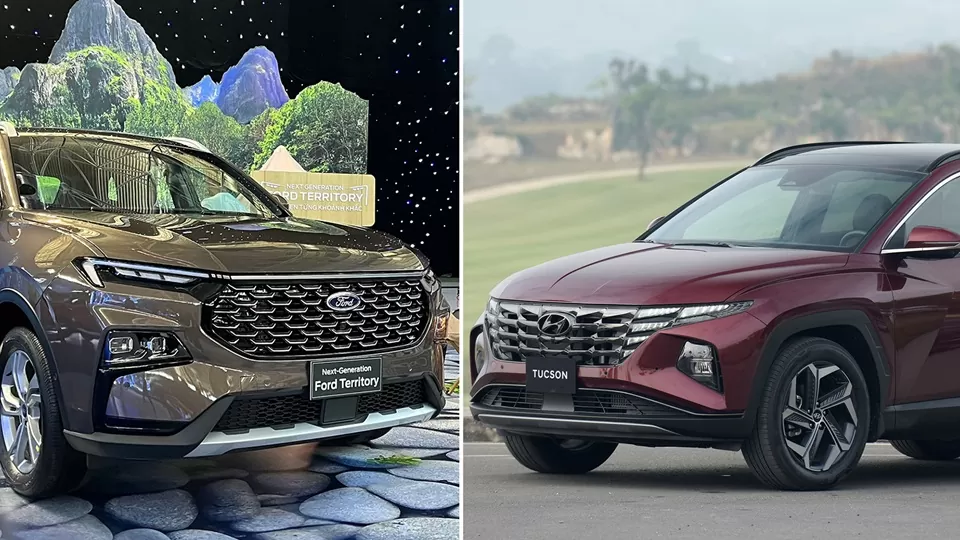 So sánh các mẫu xe CUV 5 chỗ hạng C tại Việt Nam territory vs tucson - So sánh các mẫu xe CUV 5 chỗ hạng C tại Việt Nam
