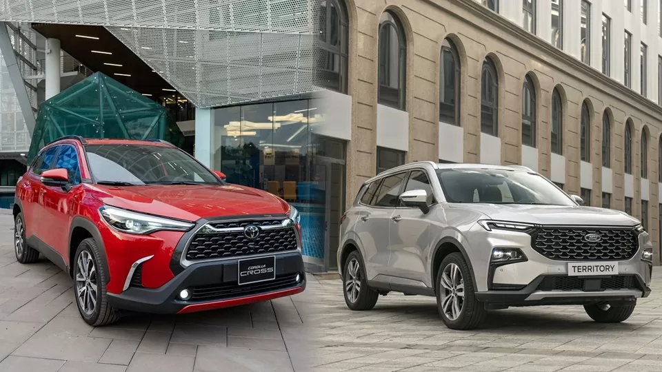 So sánh các mẫu xe CUV 5 chỗ hạng C tại Việt Nam toyota corolla cross ford territory so sanh - So sánh các mẫu xe CUV 5 chỗ hạng C tại Việt Nam